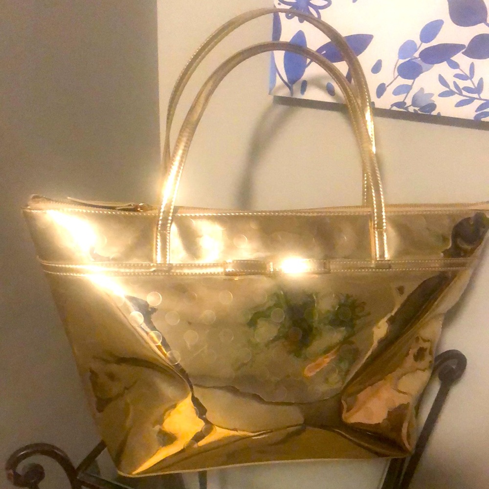 Kate spade gold purse brand new